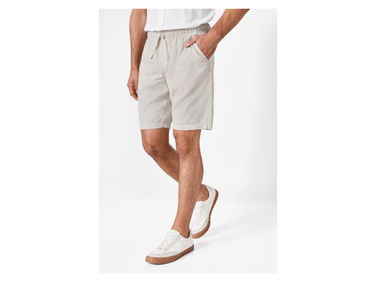 Korte linnen heren broek