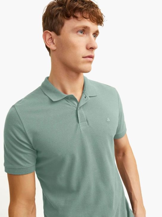 JACK & JONES Polo-Shirt Grün