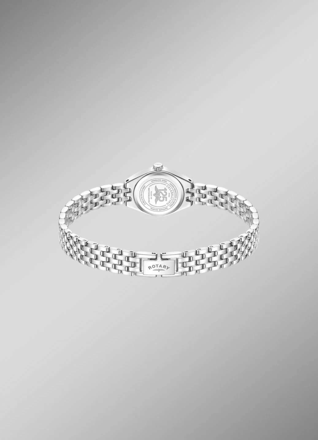 Rotary Quartz-Damenuhr mit Perlmutt-Zifferblatt