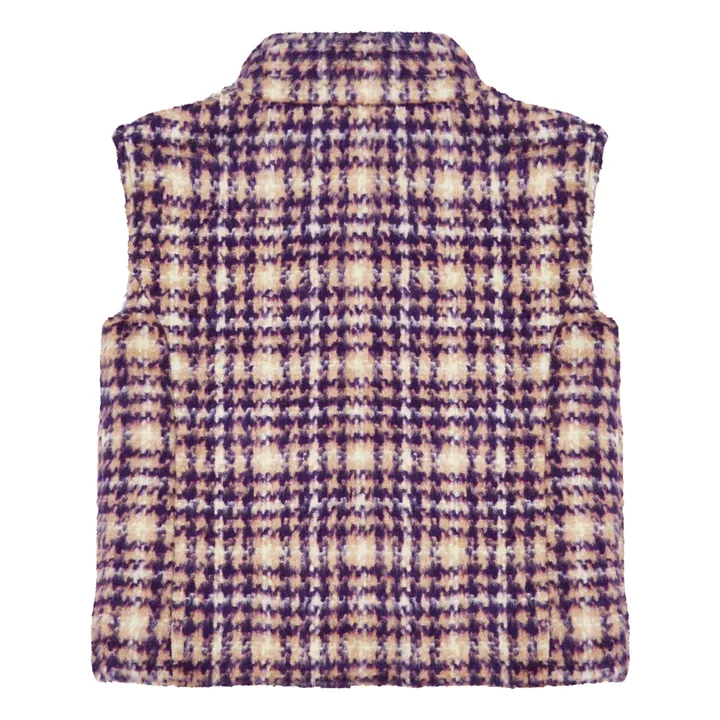 Cos I Said So Gilet Sans Manches Plaid | Violet