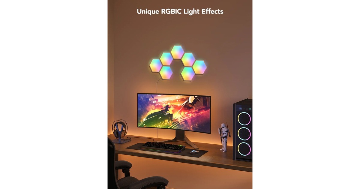 GoveeH6061 Glide Hexa Light Panels - 10-pack sfeerverlichting  (RGBIC)