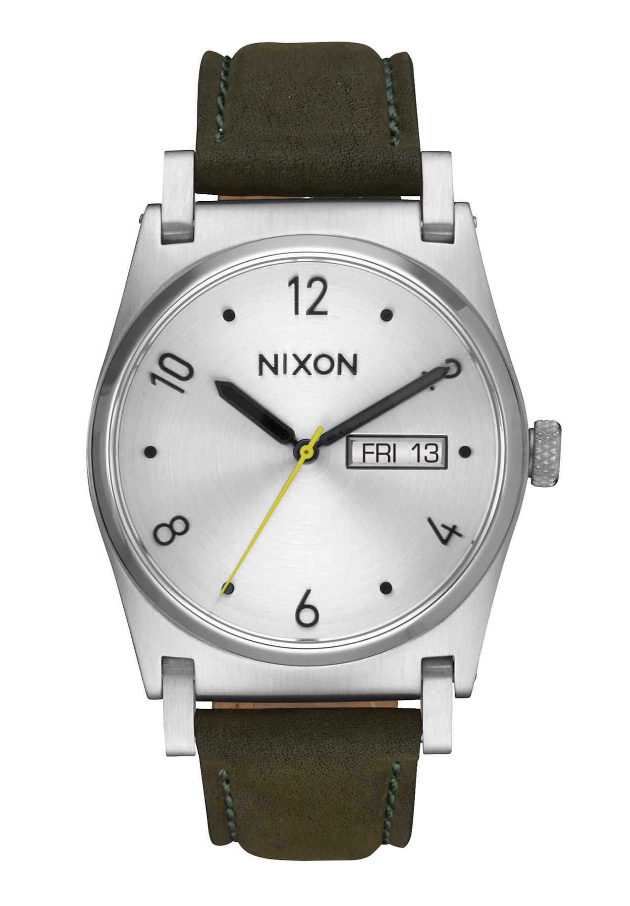 Nixon The Jane Leather Silver Surplus A9552232