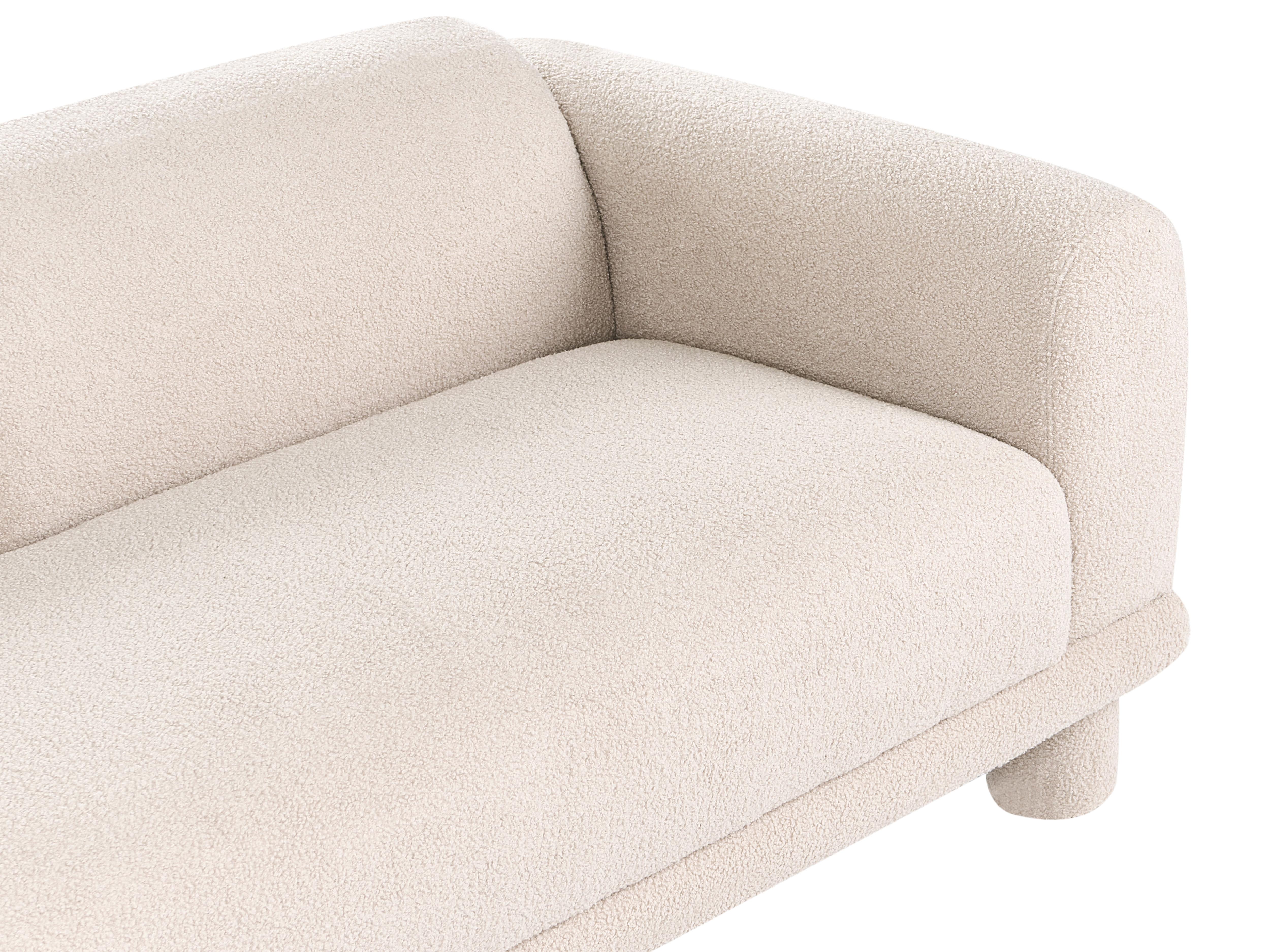 Bank 3-zits PORI Bouclé Beige
