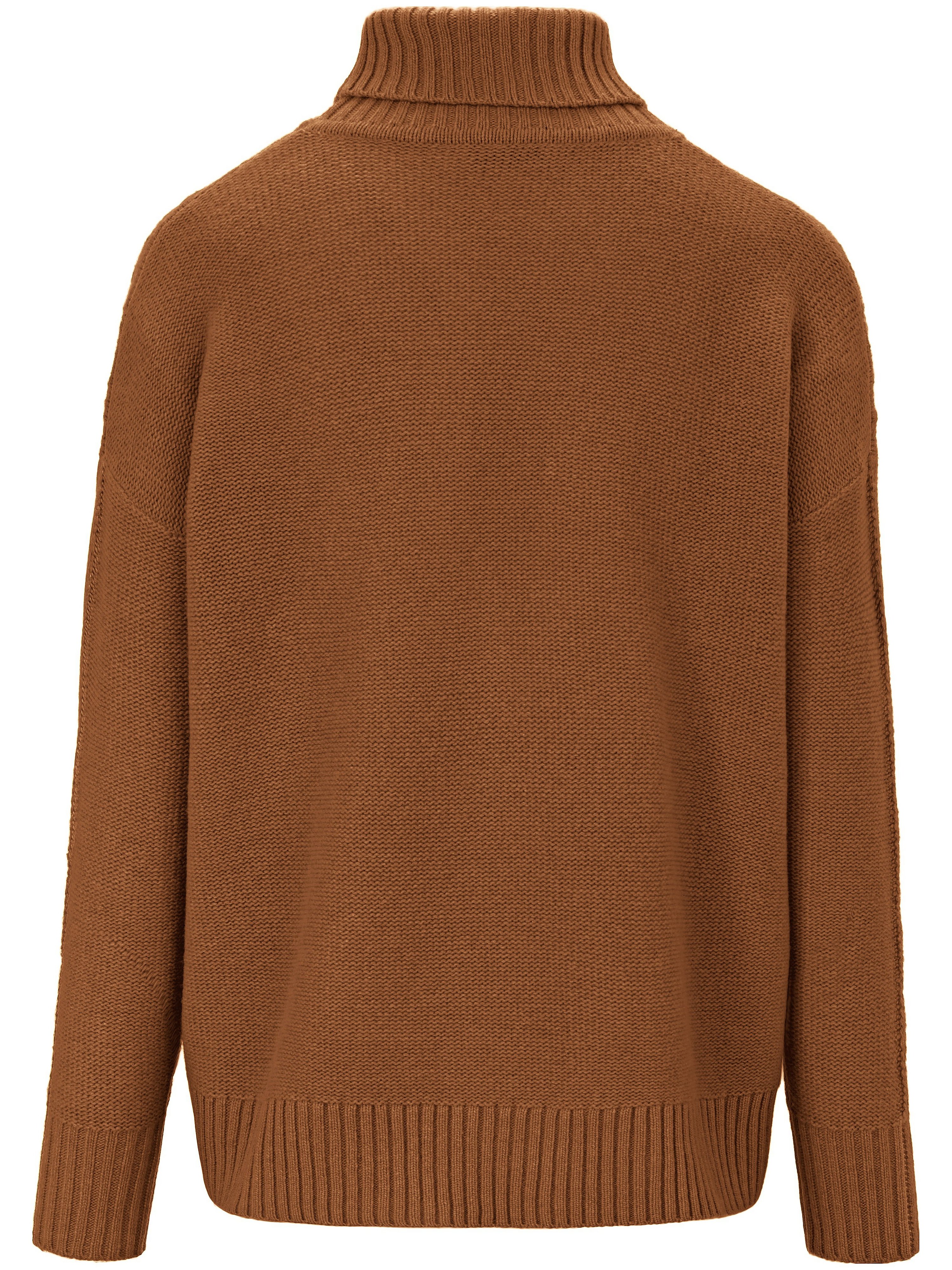 Rollkragen-Pullover aus 100% Schurwolle