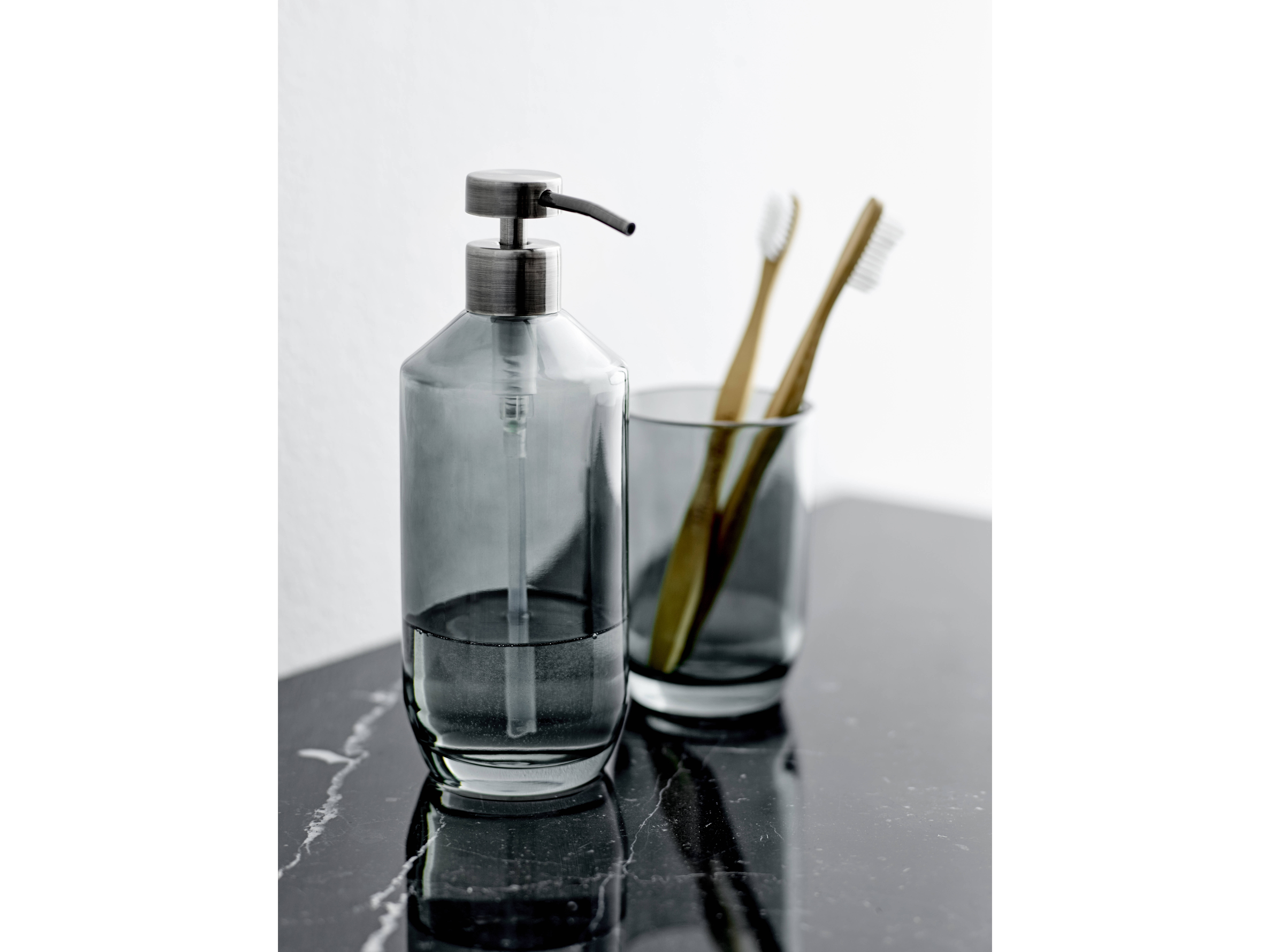 Södahl Tandenborstelhouder Vintage Zwart Glas (7.5x11 cm)