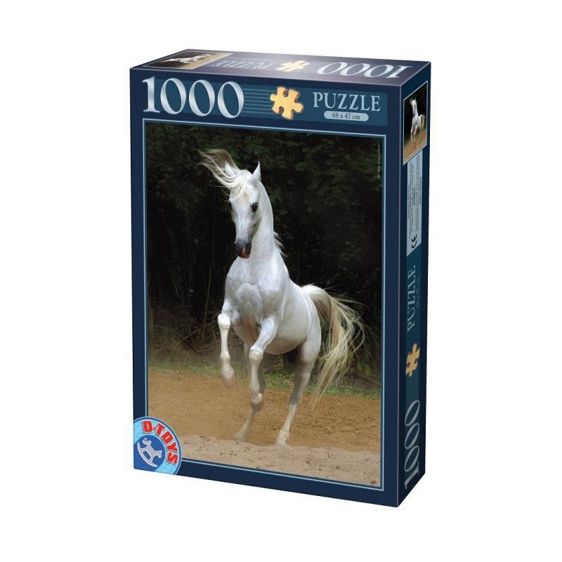 Puzzle 1000 pièces - Cheval blanc