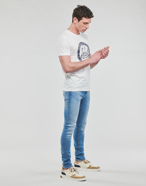 Jack & Jones - JJEJEANS TEE SS O-NECK - Ecru