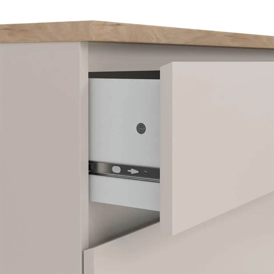 Hioshop Naia ladekast 3 lades eikdecor