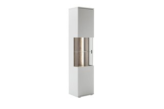 CASAVANTI Vitrine 1-türig LISSABON modern white 45 x 199 cm