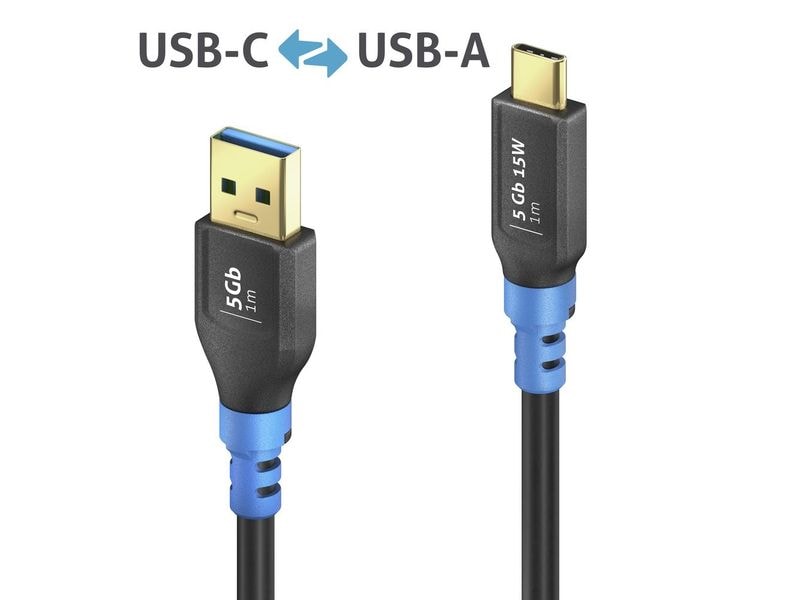 PureLink FlexInstall USB 3.0-Kabel Premium USB C - USB A 1. FlexInstall USB-C auf USB-A Kabel USB 3.0 5 GBps 1.50m