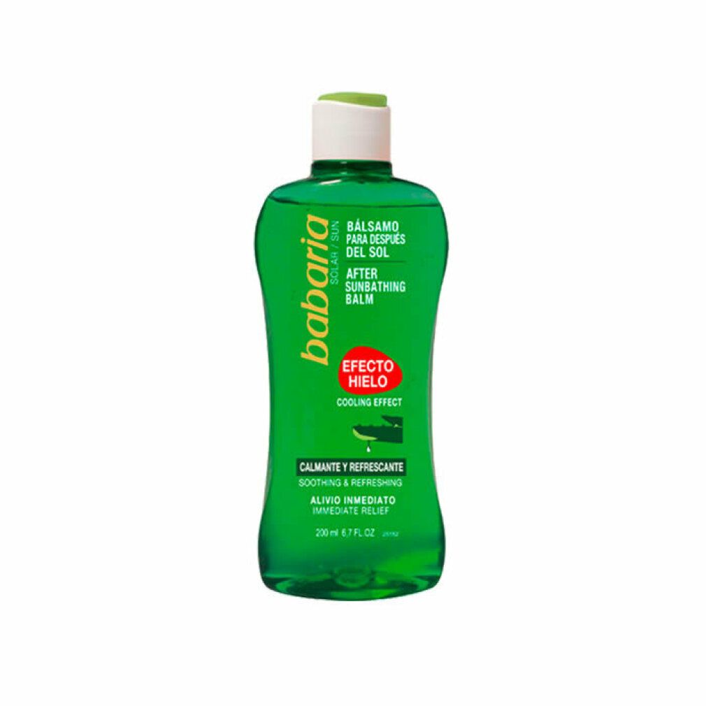 solar aloe vera after sun gel efecto hielo