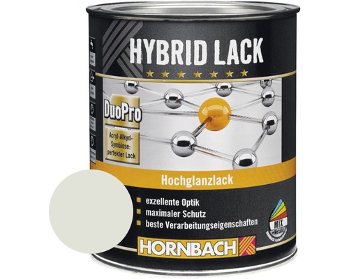 HORNBACH Gekleurde Lak Hybride Lak Meubellak Glanzend RAL 7035 Lichtgrijs 750 ml