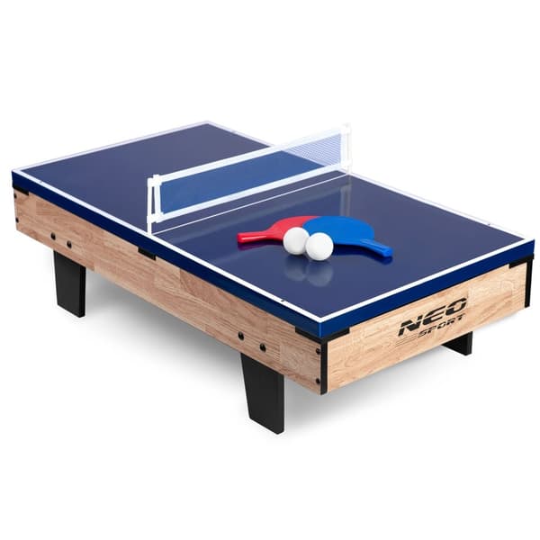 Multifunksjonelt spillebord 4-i-1 80x43x30cm NS-800 Wood