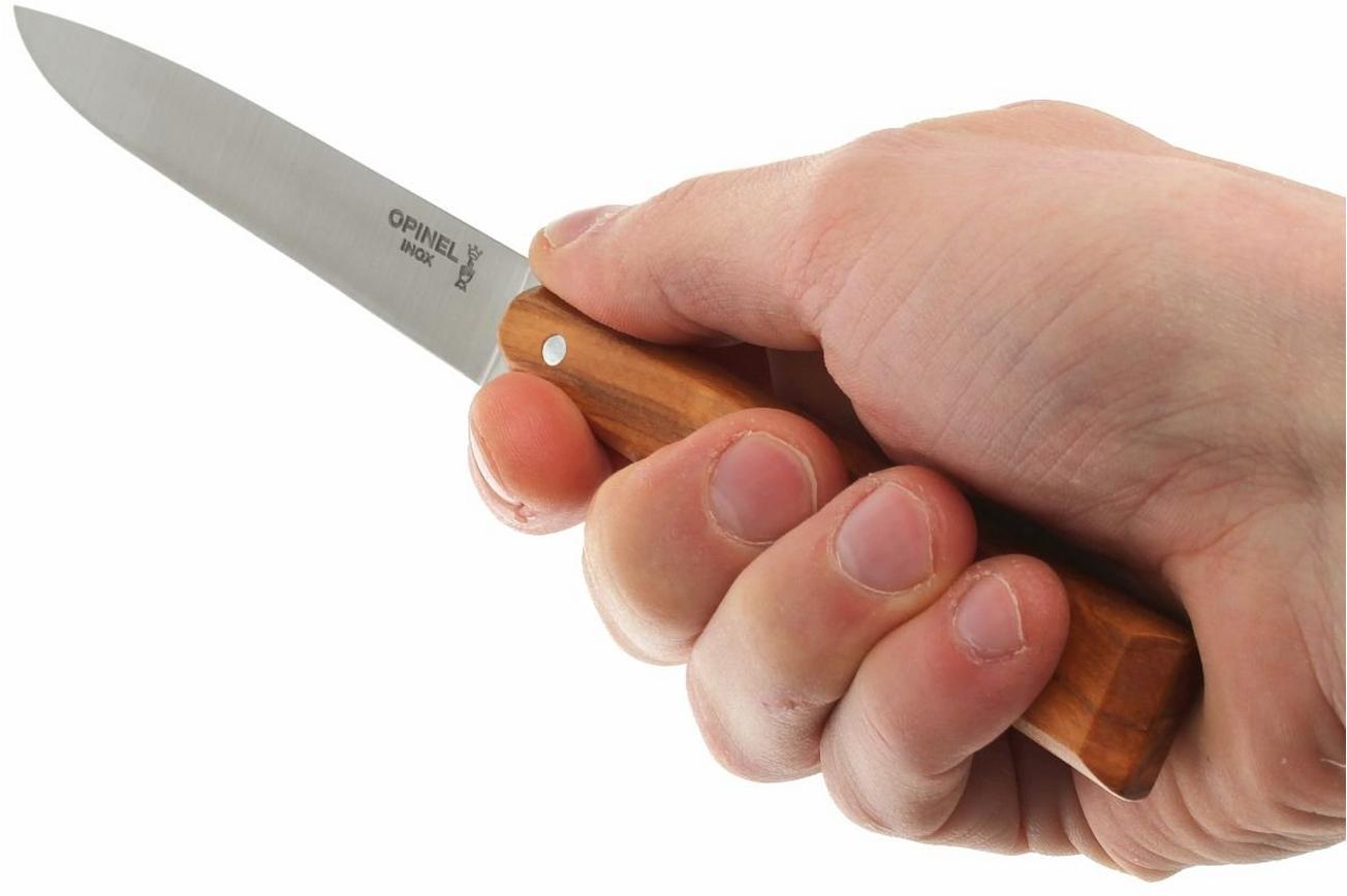 Opinel tafelmes Bon Appétit, N°125, olijfhout