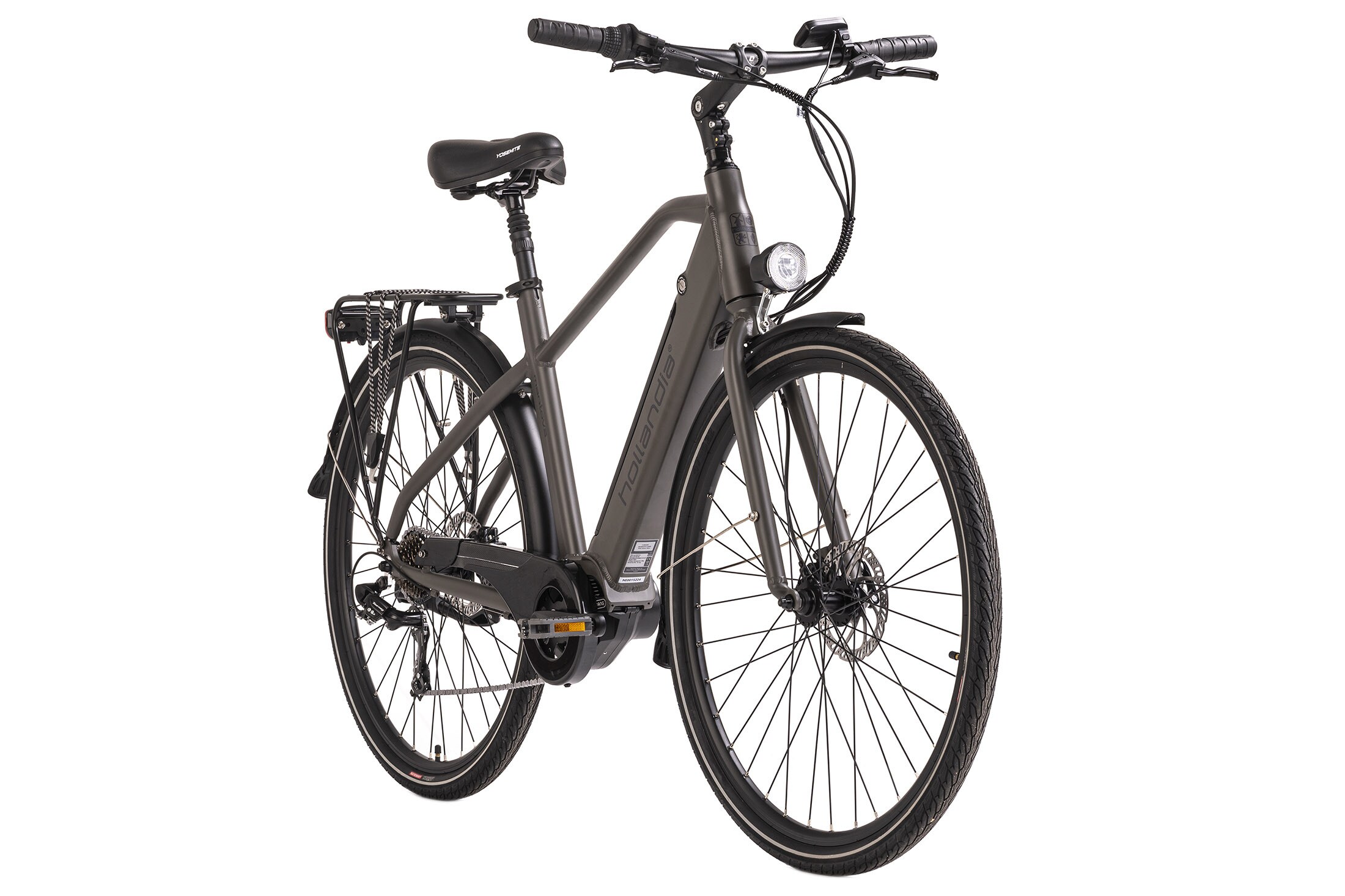 Hollandia Alu E-Citybike Herren Hollandia Mantova 28'' grau 7 Gänge