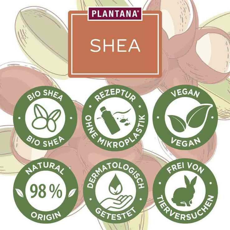 Plantana Shea Pflege Duschbad mit Bio-Shea, 500 ml