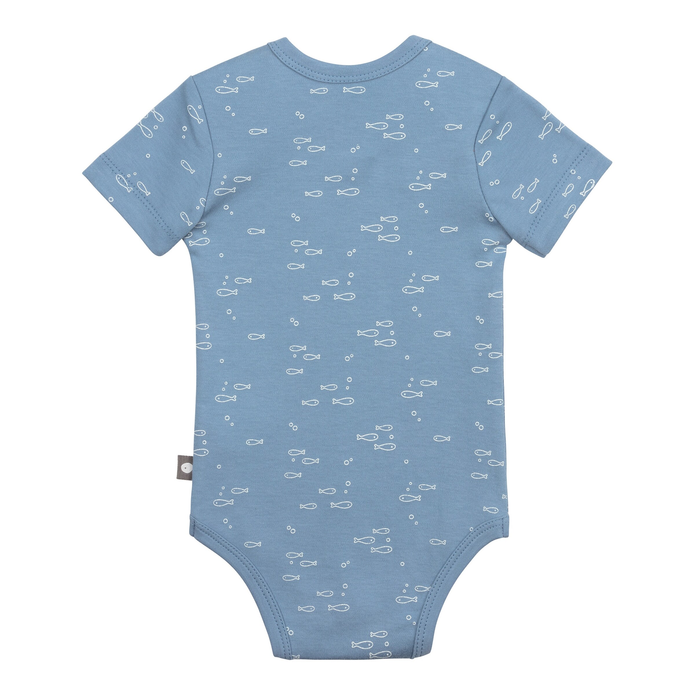 Bornino - Lieblinge 3er-Pack Bodys kurzarm Ocean natur/blau/grau