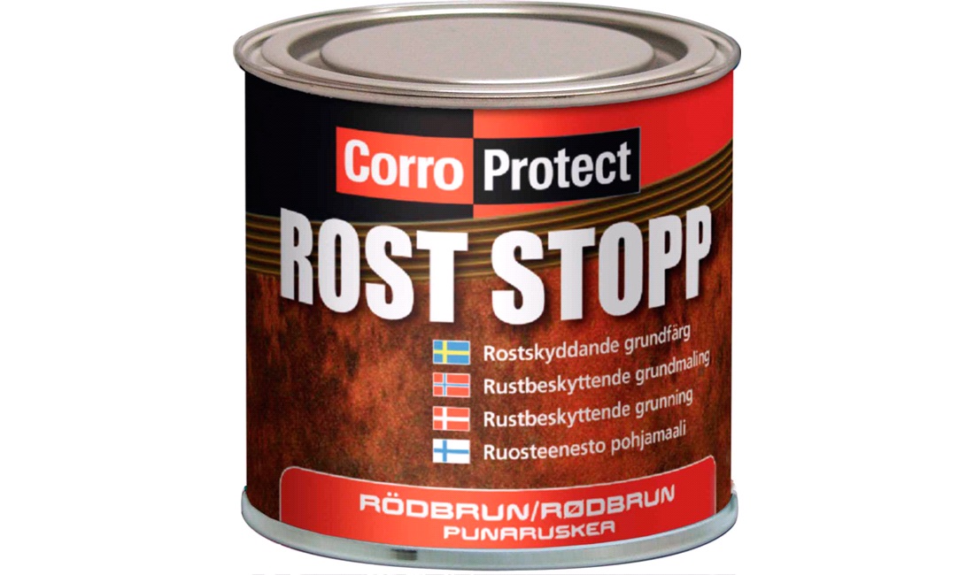 Rustværn CorroProtect Rødbrun 250 ml.