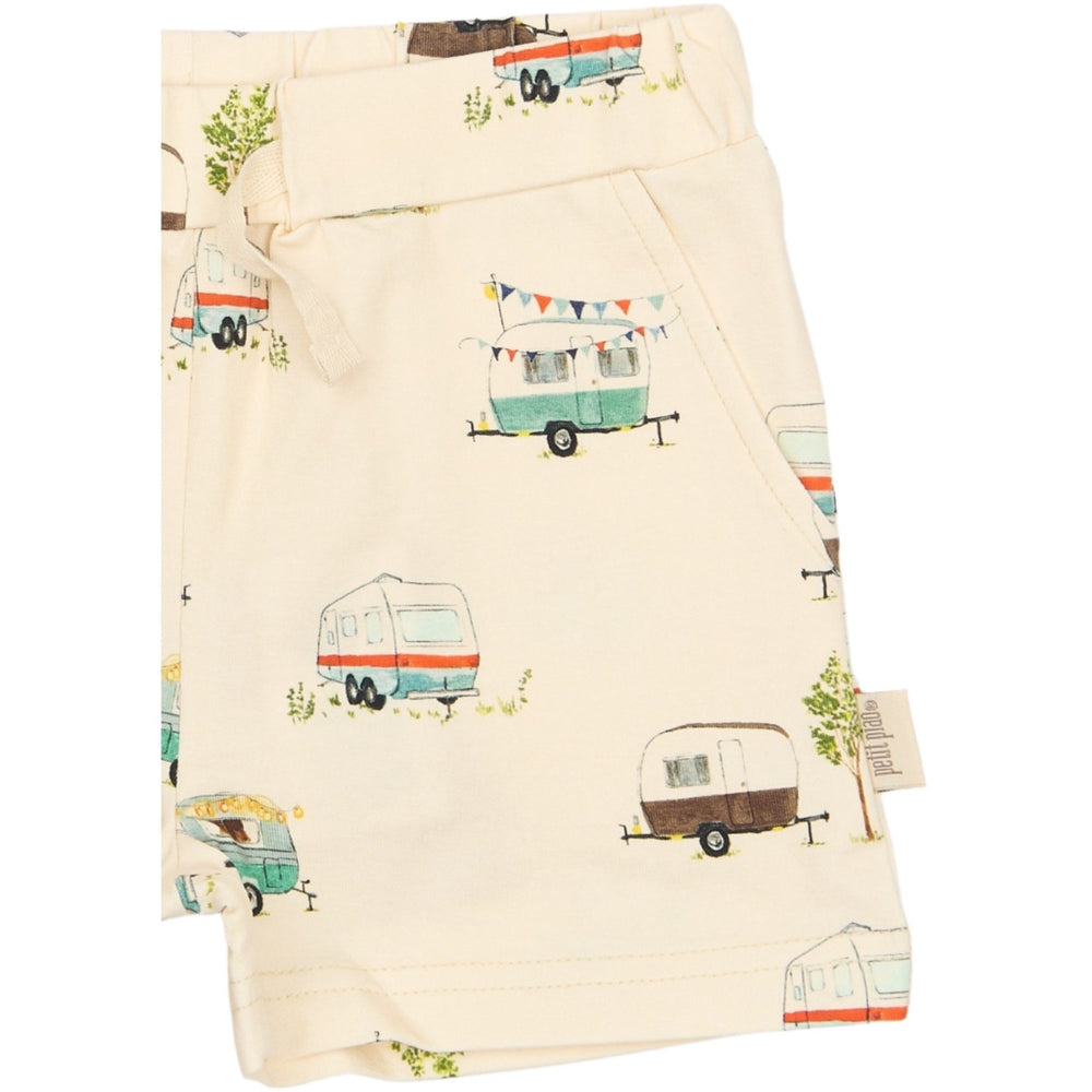 Køb Petit Piao Eggnog Camper Aop Ppsun Shorts
