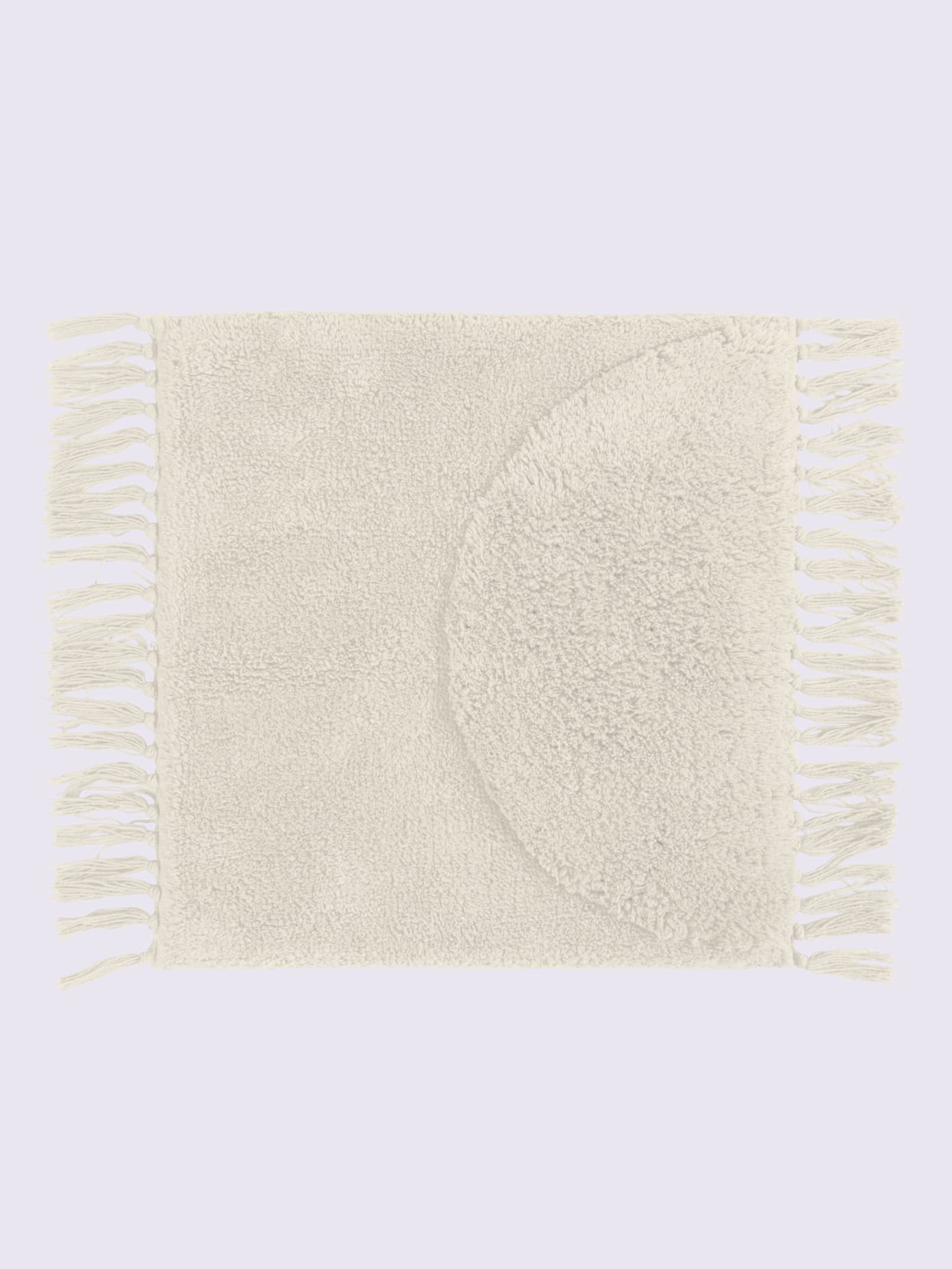 Tapis de bain en coton recyclé