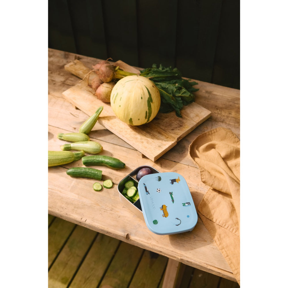 Køb LIEWOOD Fun / Beach Blue Arthur Printed Lunchbox