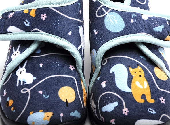 Bossi chaussons bebe galia  8367 bleu