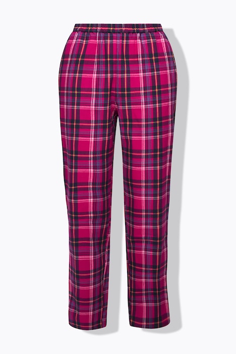 Pyjama, Flanell, Karo, Reverskragen, Langarm
