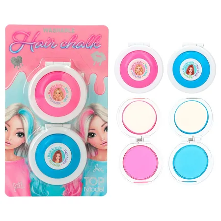 Depesche TOPModel Haarkreide Set BEAUTY and ME, 1 Set, 2-fach sortiert