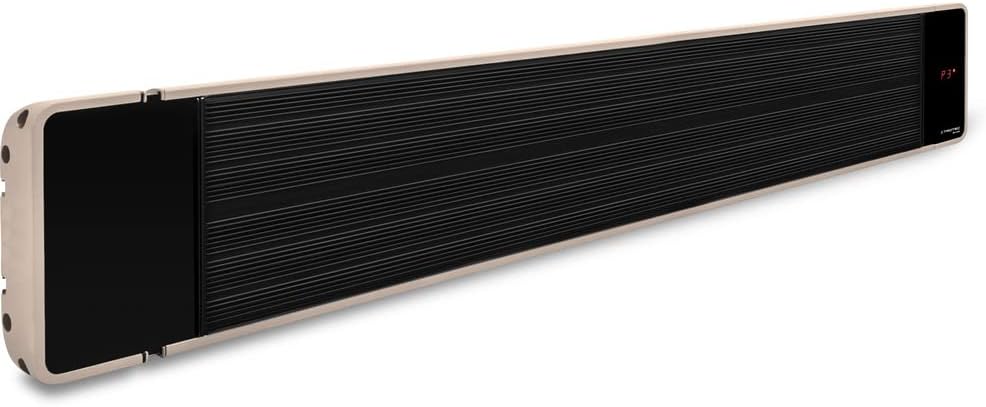 TROTEC Infrarot Heizstrahler IRD 2400 – Heizleistung 800 W / 1600 W / 2400 W – Dunkelstrahler, IP55, inkl. Fernbedienung, Timer-Funktion