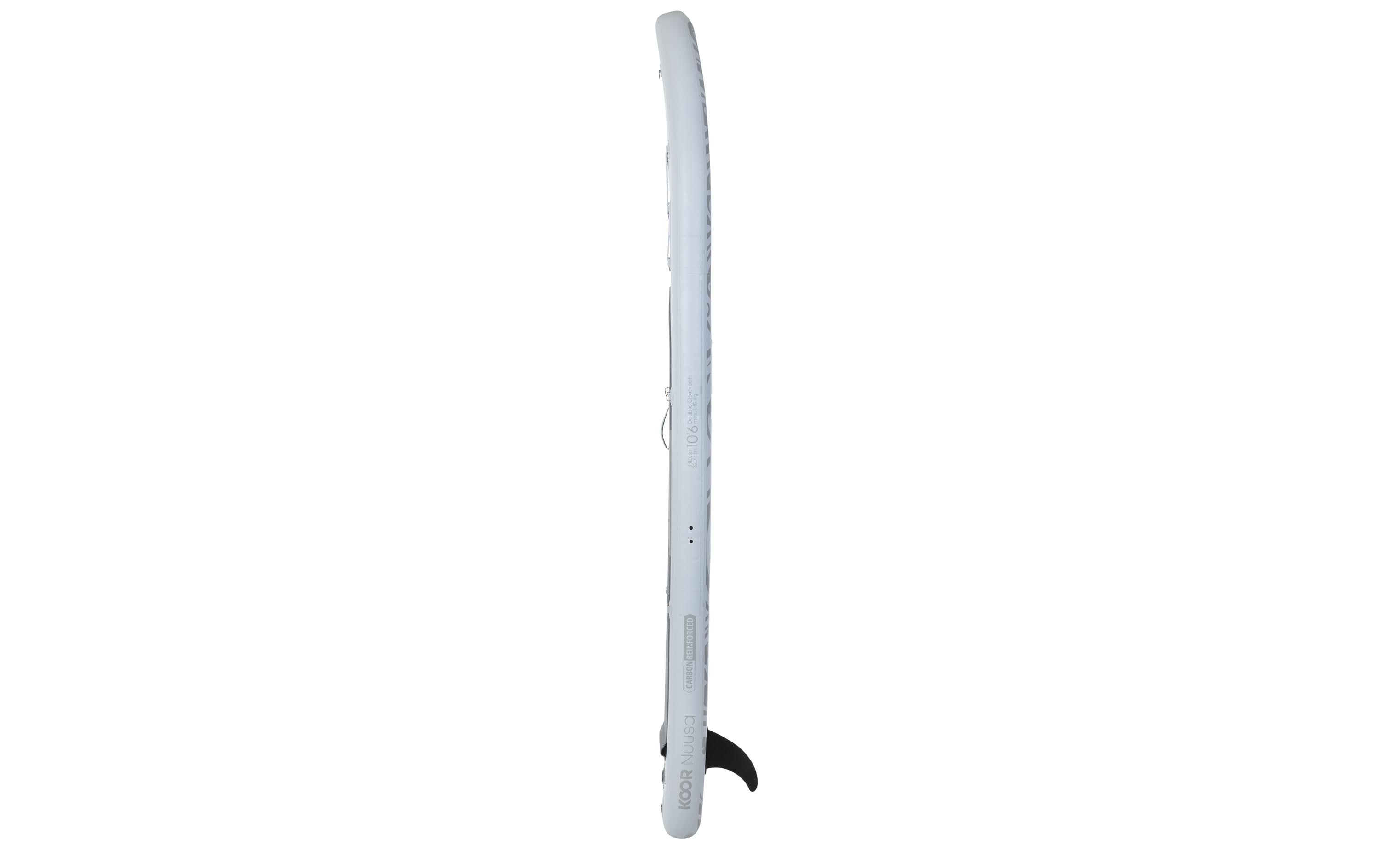 SUP Board Nuusa Allround 10'6 mit Doppelkammersystem<br>Grossvolumiges, standsicheres Allround Stand-up-Paddling-Board mit Doppelkammersystem