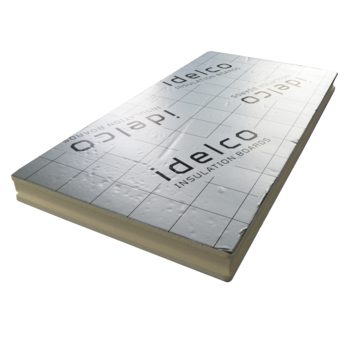 Idelco ALPHA PIR isolatieplaat 120x60cm, dikte 8 cm (Rd 3.6) 0,72m²