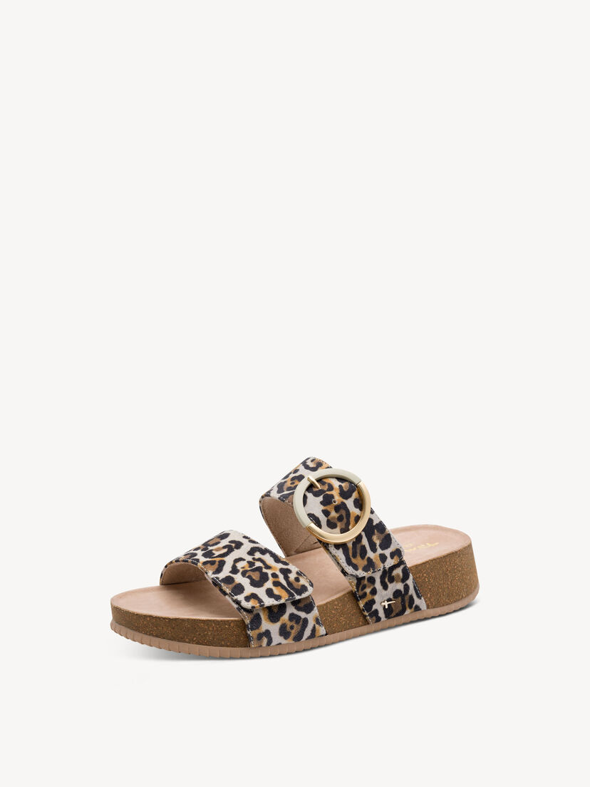 Leren Slipper - beige