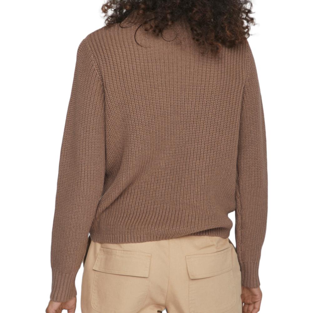Vila Pull Marron Femme Vila Vitasha