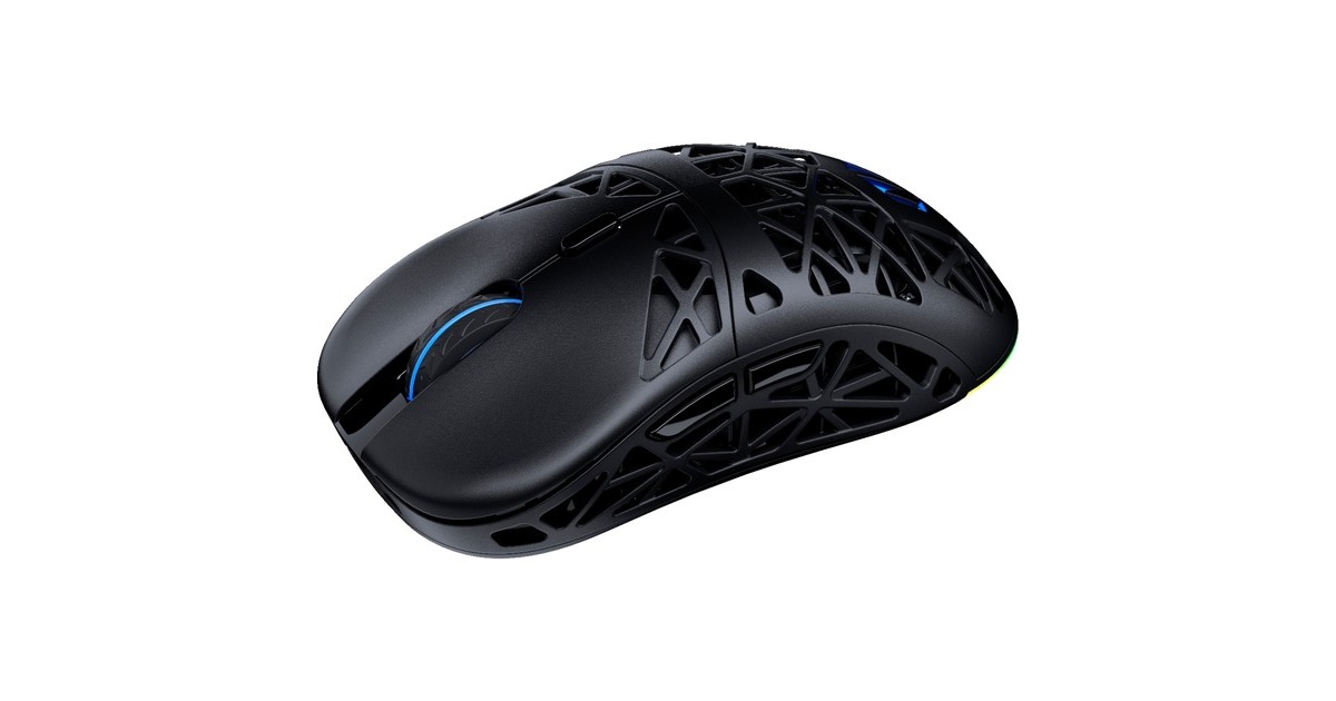 ENDORFYLIV Plus Wireless gaming muis  (Zwart, Oplaadstation inbegrepen)