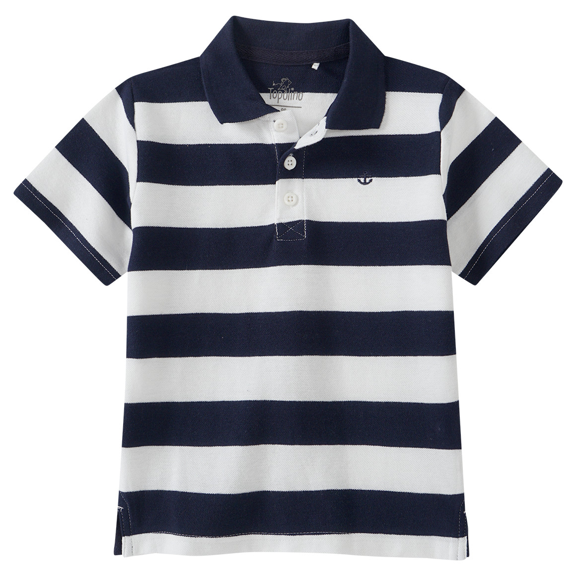 Topolino Jungen Poloshirt mit Streifen dunkelblau / weiss