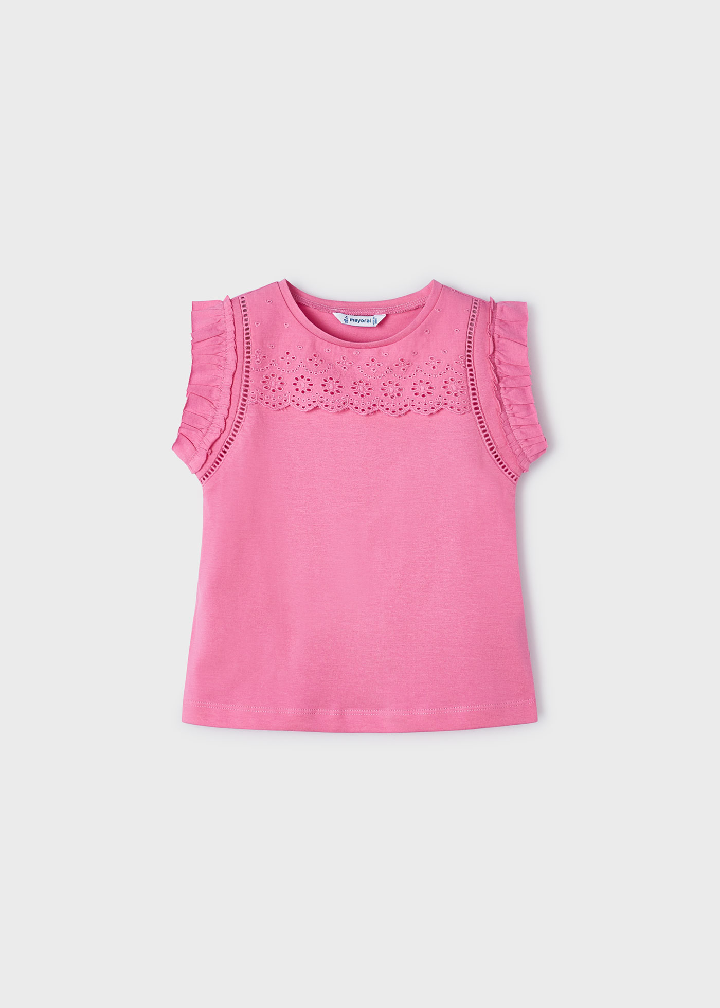 Camiseta perfurada Better Cotton para meninas em Granada
