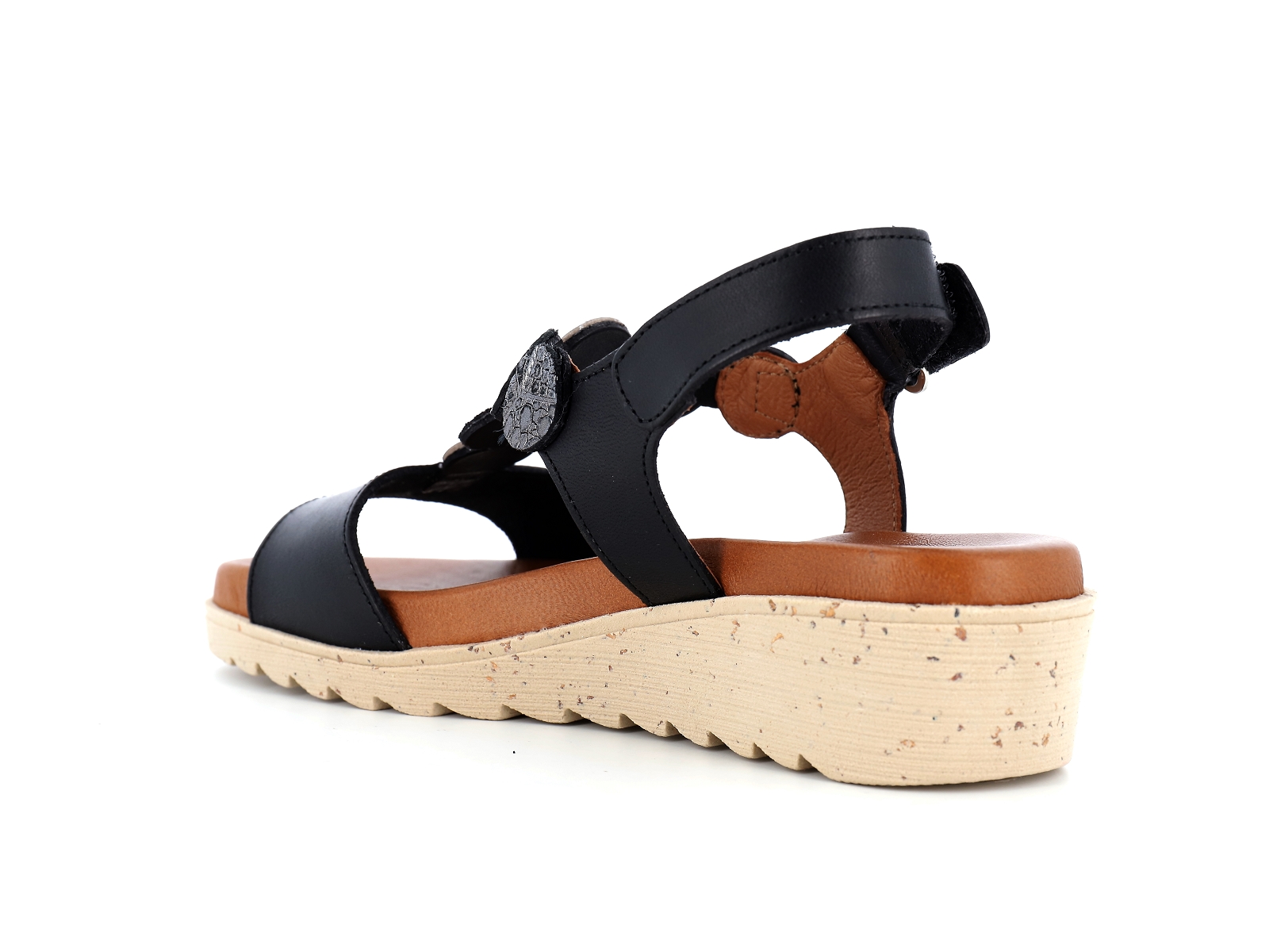 Xapatan-BUPASTO - 1676 Cuir Noir Bronze