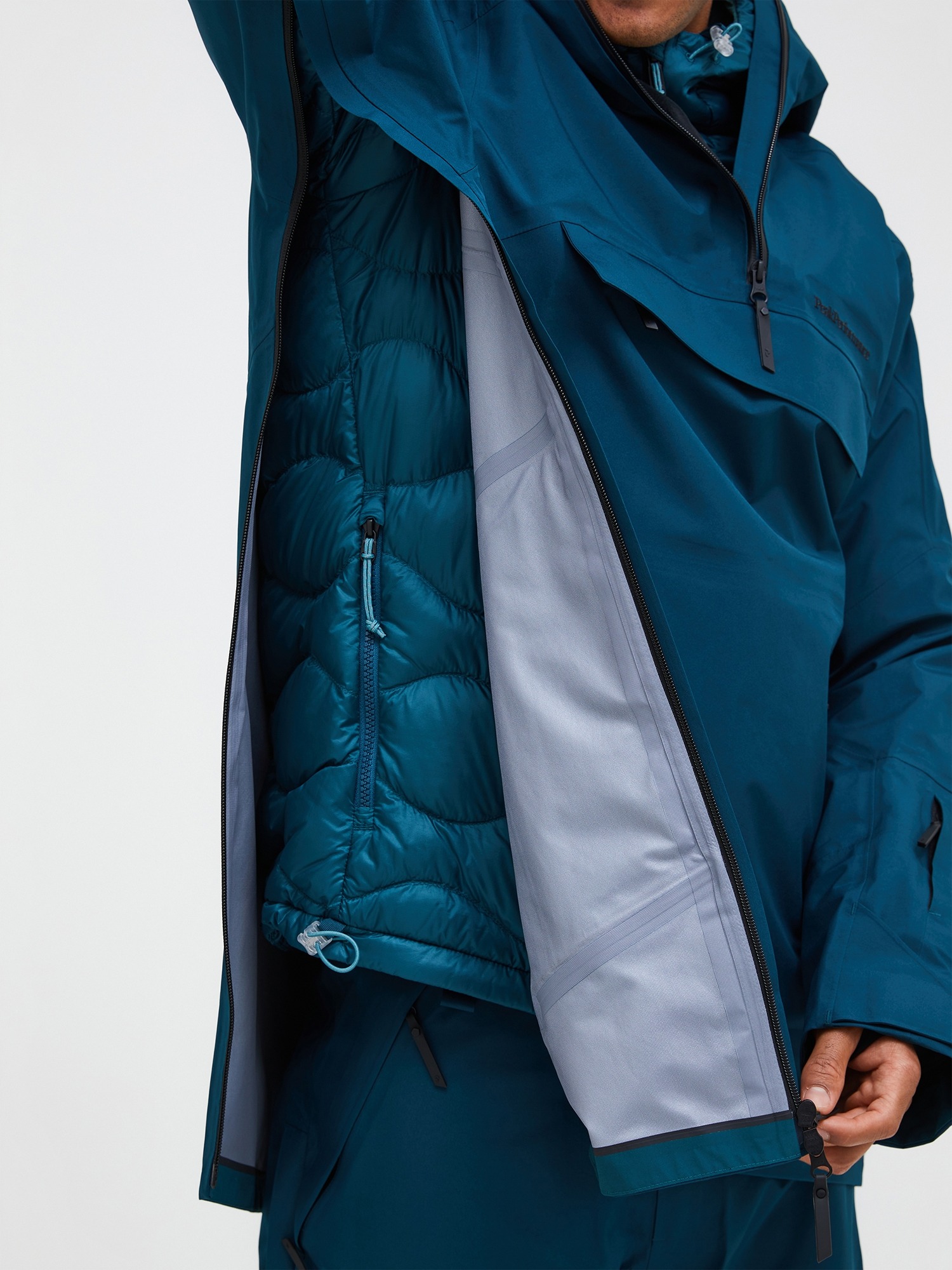 Vertical GORE-TEX 3L Anorak Herre Infinity Teel