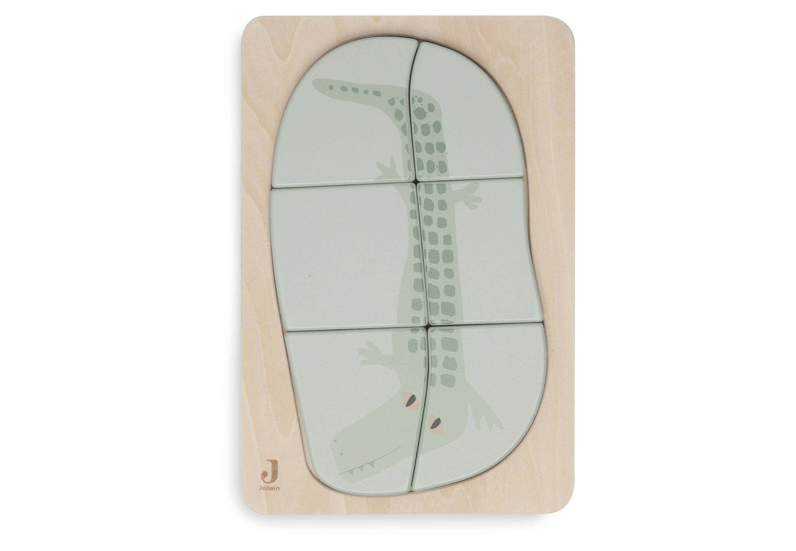Jollein houten puzzel Jungle Jambo - Croco