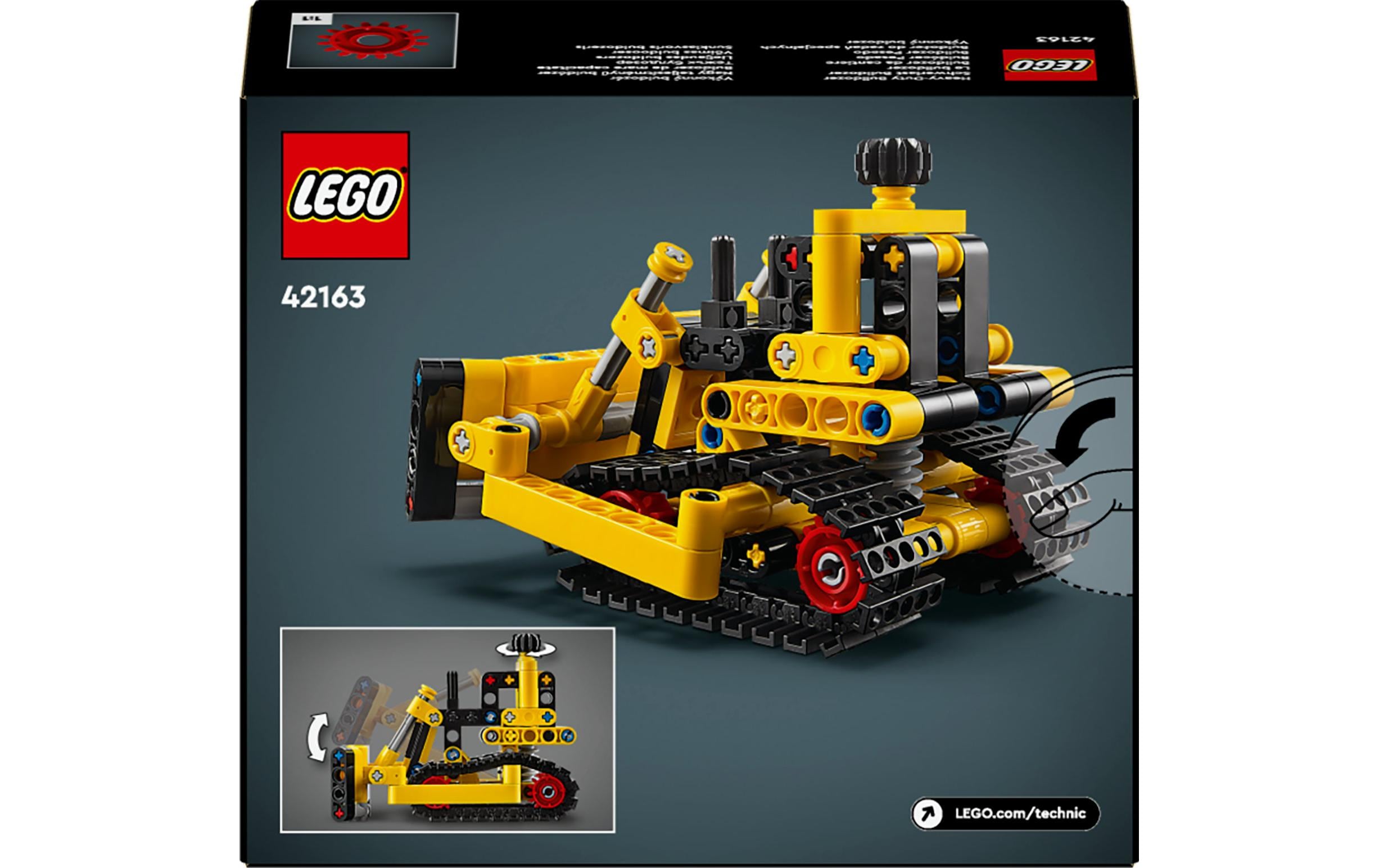 Technic Schwerlast Bulldozer 42163Spielzeug-Planierraupe zum Bauen