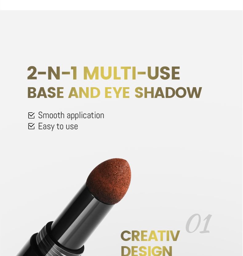 Pudaier - Dual-Ended Smokey Eyeshadow Stick - 6 kleuren