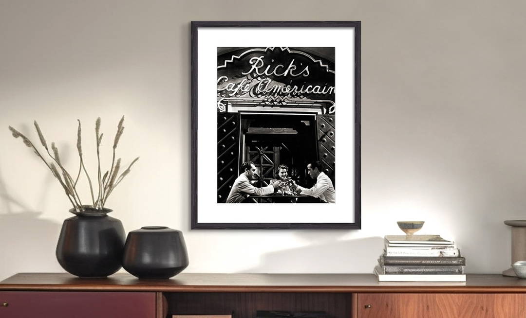 Casablanca Café Scene by Classic Collection I - Darlings - Small Limited Edition. 30x40.