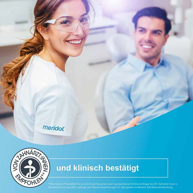 Meridol Zahnpasta mit Faltschachtel, 75 ml