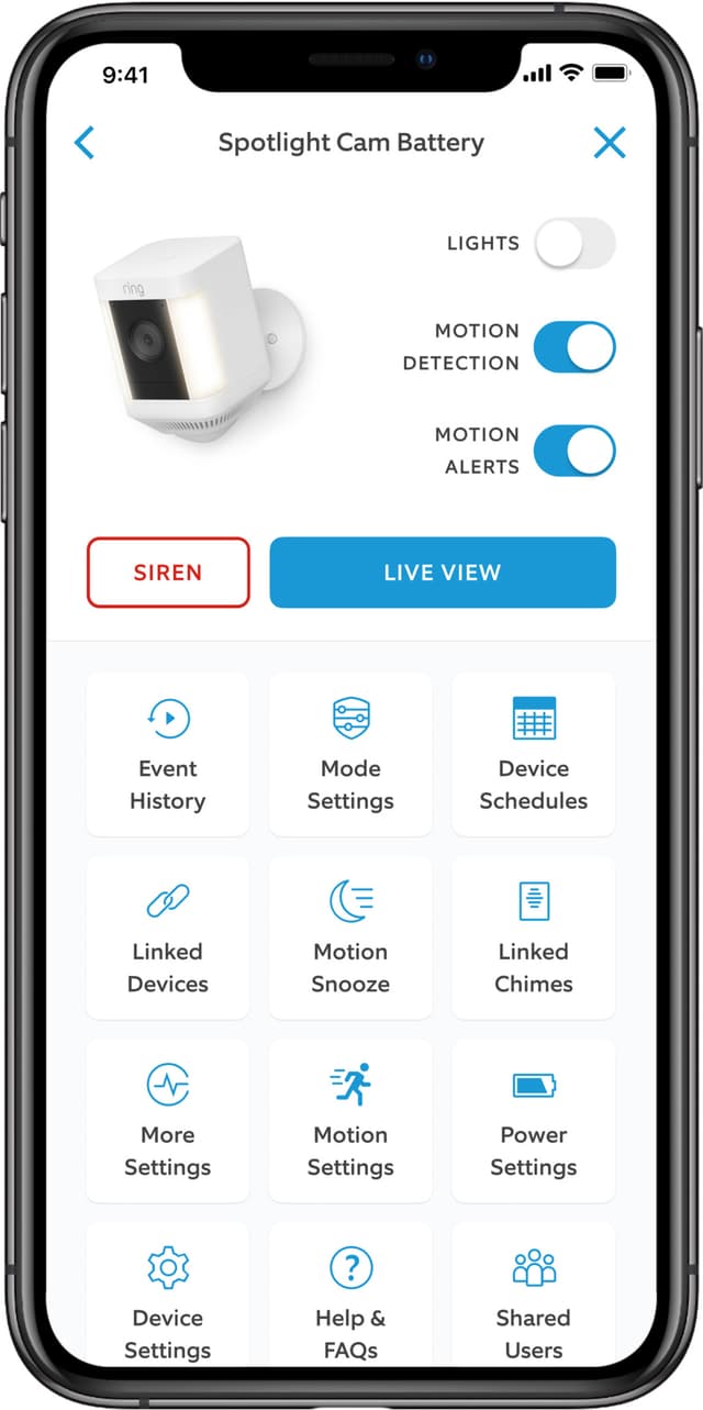 Ring Spotlight Cam Plus sikkerhedskamera (hvid/plug-in)