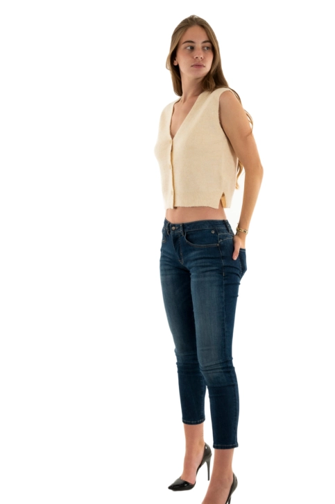 Gilets cardigans grace & mila nars_22694 ecru