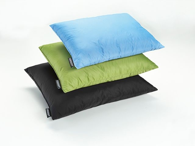 cocoon Halskissen Down Travel Pillow, Blau, 25 cm x 35 cm Hochwertiges Daunenkissen