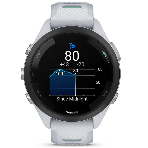 Montre cardio GPS GARMIN FORERUNNER 265S WHITESTONE