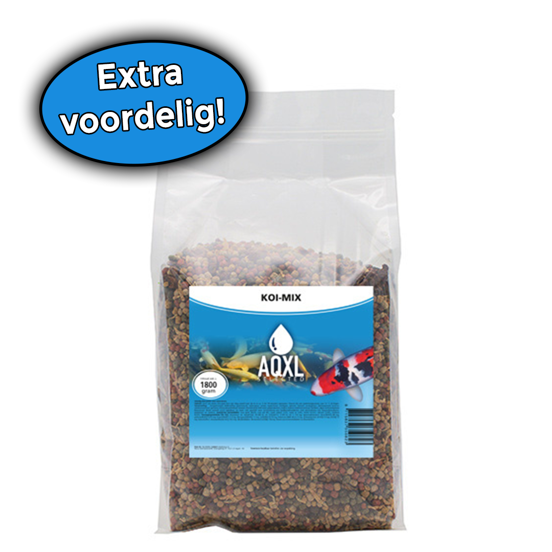 AQXL Selected Koi Mix koivoer 1,8kg | Vijvervoer