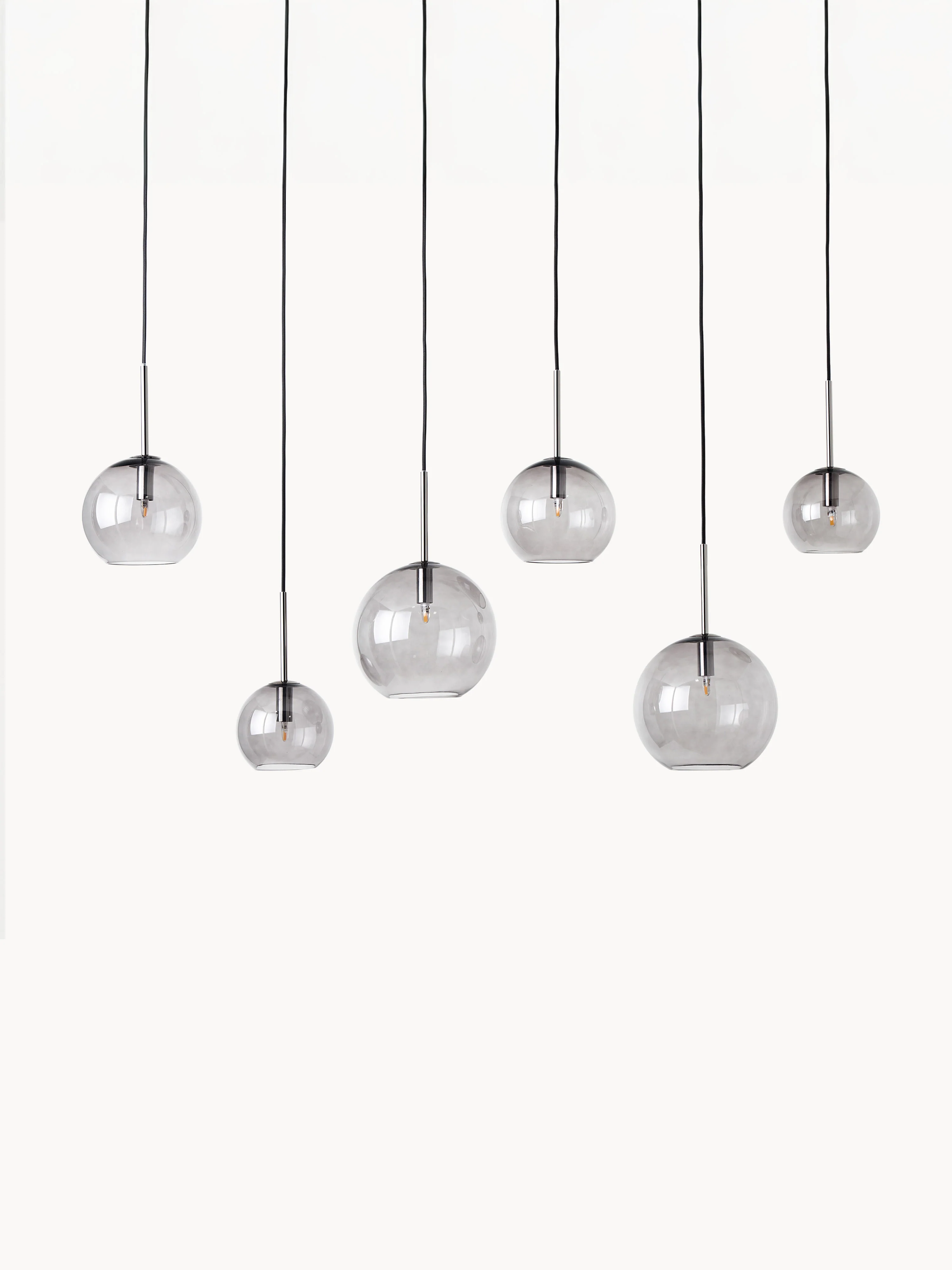 Grote glazen bol hanglamp Raquel