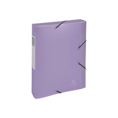 Exacompta Chromaline Pastel - Boîte de classement plastique (livrée à plat) - dos 60 mm - disponible dans différentes couleurs pastels